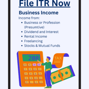 ITR Filing - Business Income