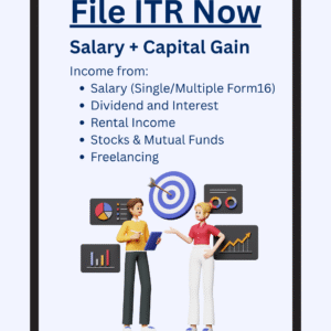 ITR Filing - Salary + Capital Gain