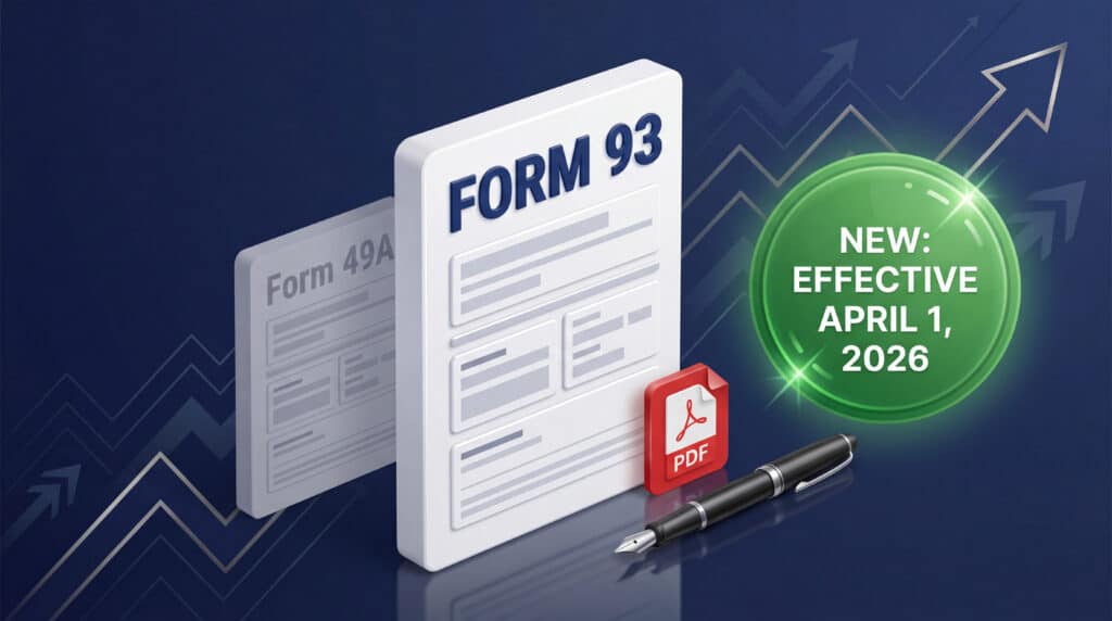 Instructions for filling new PAN Form 93